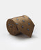 Jacquard Tie 7 cm Brown