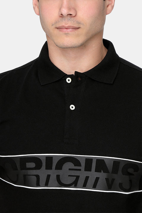 Polo Shirt Regular Fit Black