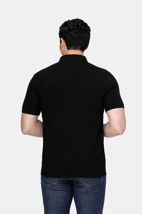 Polo Shirt Regular Fit Black