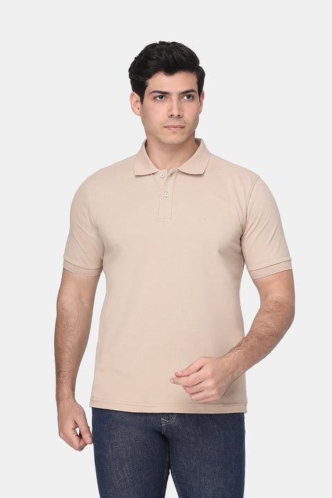 Polo Shirt Regular Fit Beige