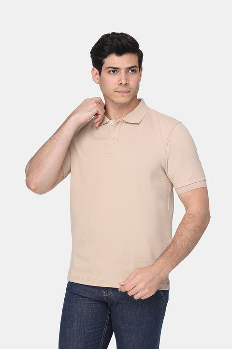 Polo Shirt Regular Fit Beige