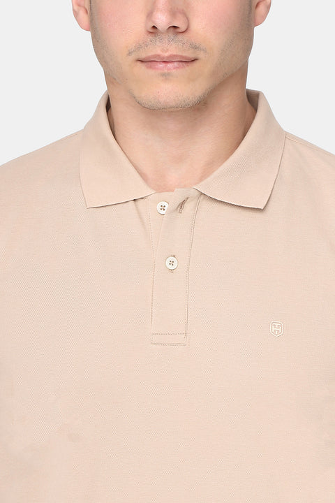 Polo Shirt Regular Fit Beige