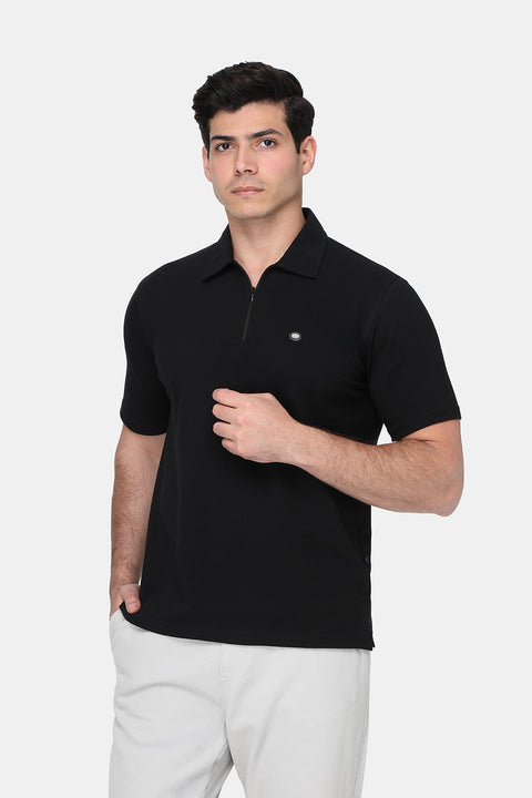 Polo Shirt Regular Fit Black