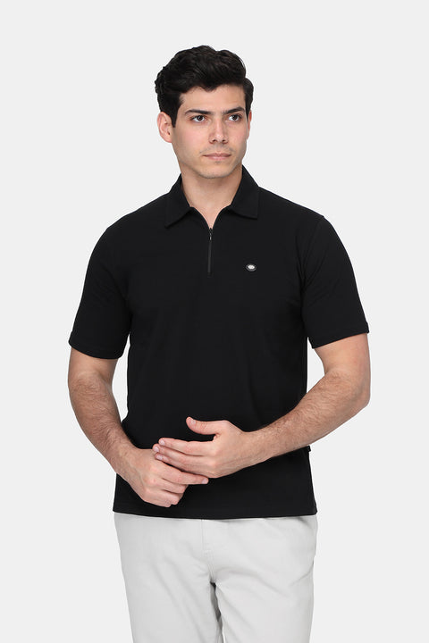Polo Shirt Regular Fit Black