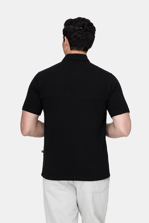 Polo Shirt Regular Fit Black