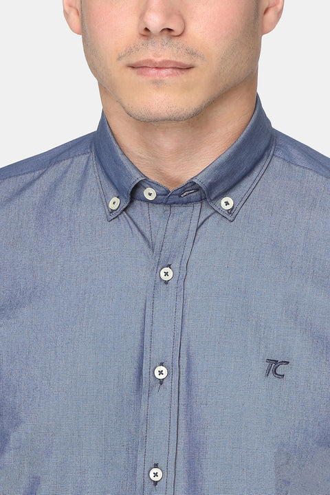 Regular Fit Shirt Blue