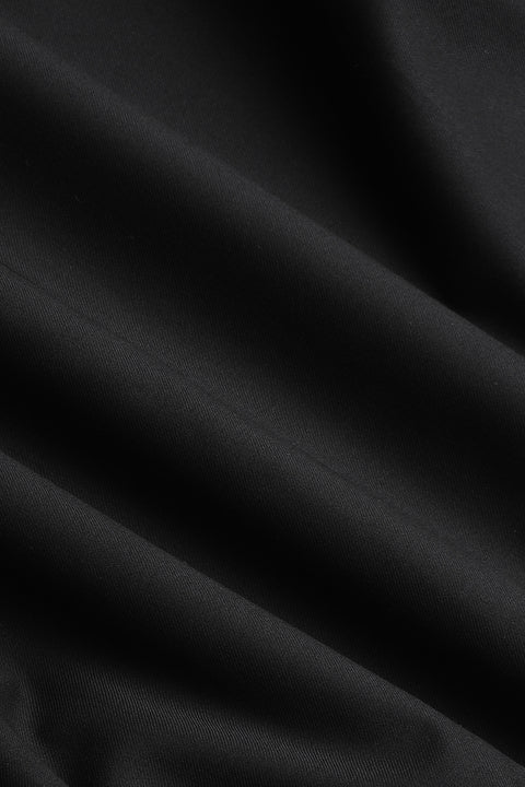 Slim Straight Fit Suit Black