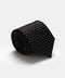 Jacquard Tie 7 cm Black