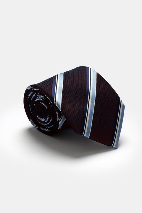 Stripe Tie 7 cm Light Blue