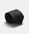 Jacquard Tie 7 cm Black