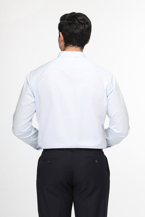 Classic Shirt Slim Fit 100% Cotton Light Blue