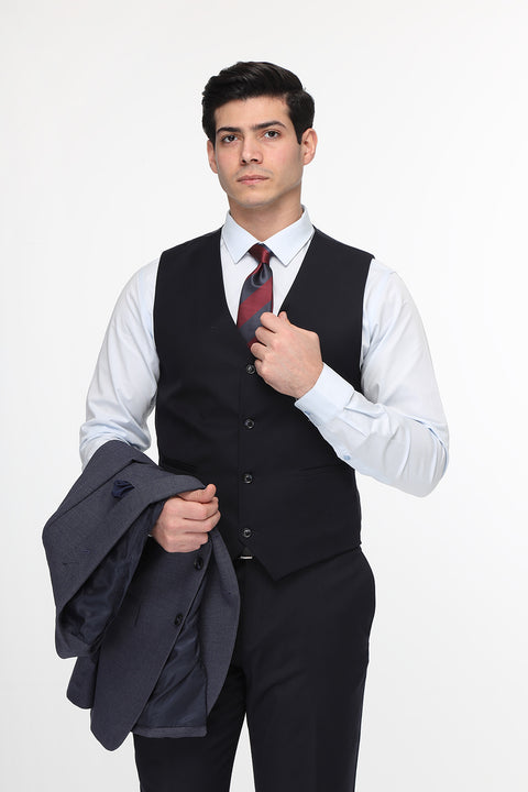 Slim Fit Suit Blue