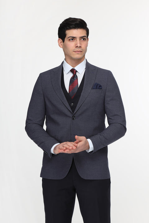 Slim Fit Suit Blue