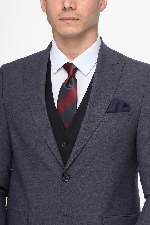 Slim Fit Suit Blue