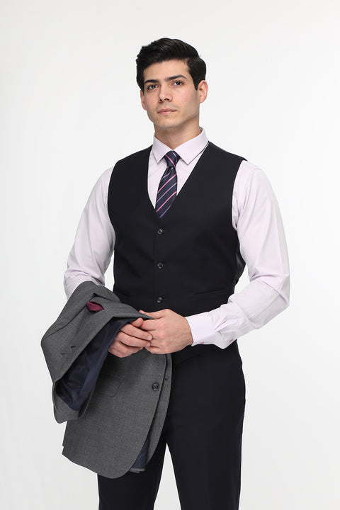 Slim Fit Suit Blue