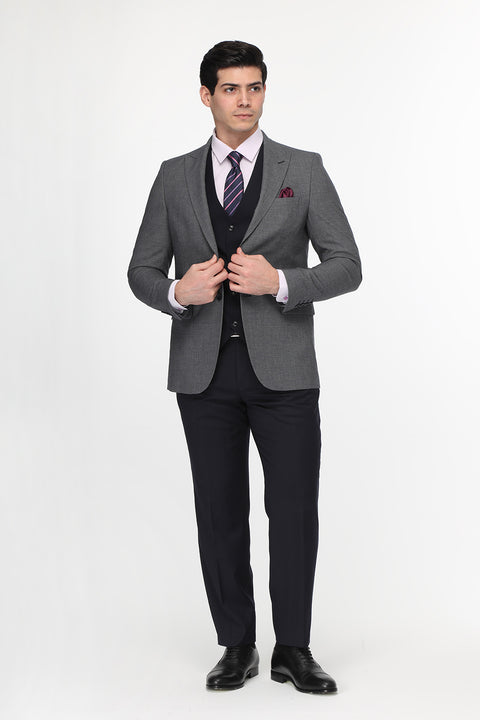 Slim Fit Suit Blue