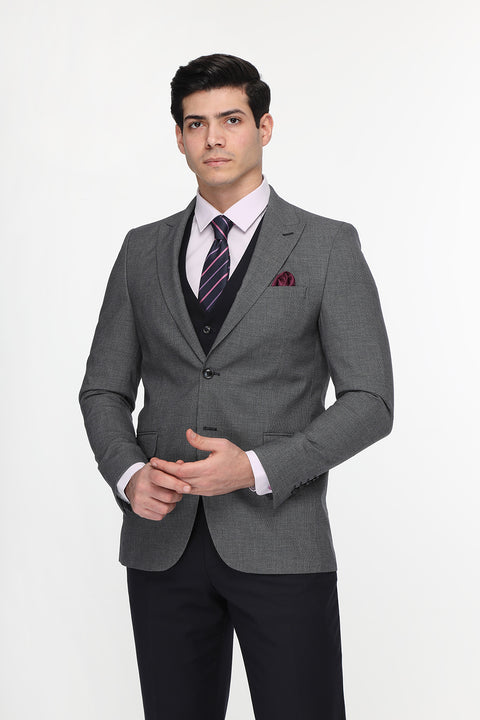 Slim Fit Suit Blue