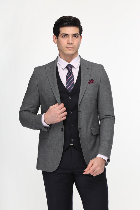 Slim Fit Suit Blue