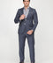 Slim Straight Fit Suit Blue