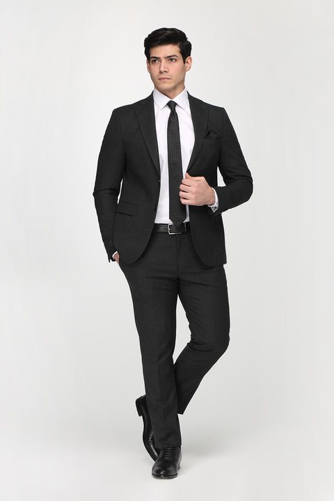 Slim Fit Suit Gray