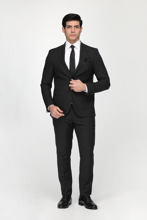 Slim Fit Suit Gray