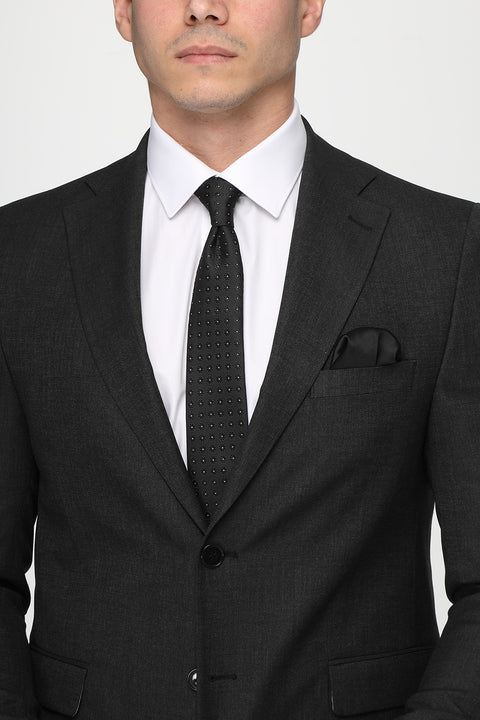 Slim Fit Suit Gray