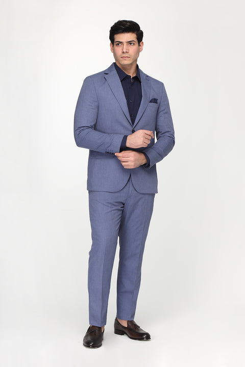 Slim Fit Suit Blue