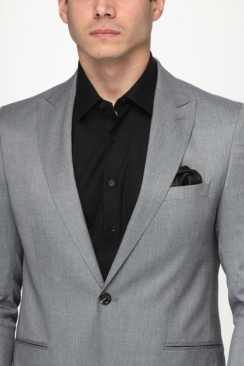 Slim Fit Suit Gray
