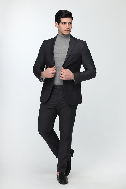 Slim Fit Suit Gray