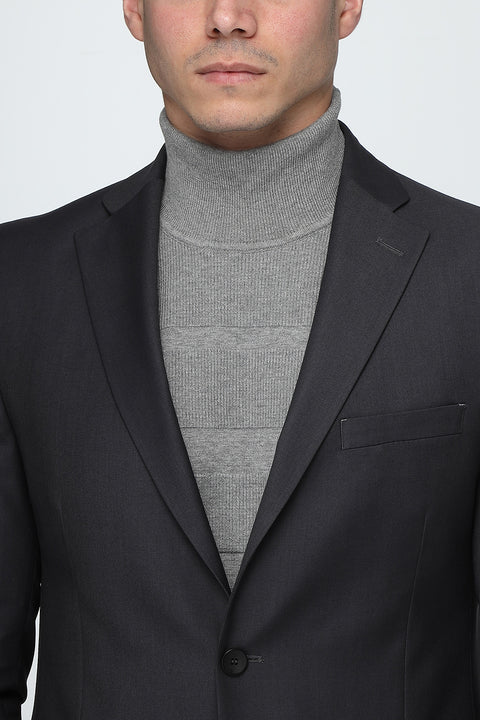 Slim Fit Suit Gray