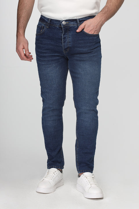 Slim Fit Trousers Jeans Blue