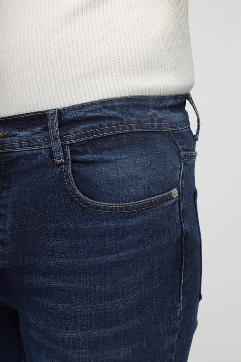 Slim Fit Trousers Jeans Blue