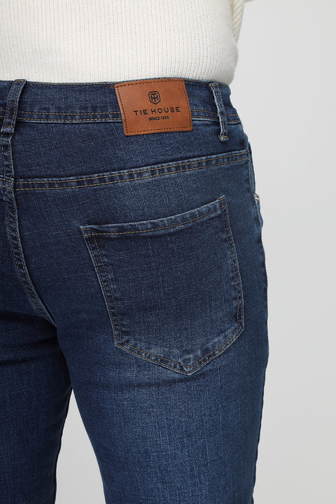 Slim Fit Trousers Jeans Blue
