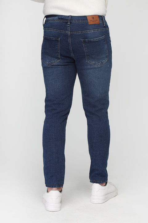 Slim Fit Trousers Jeans Blue