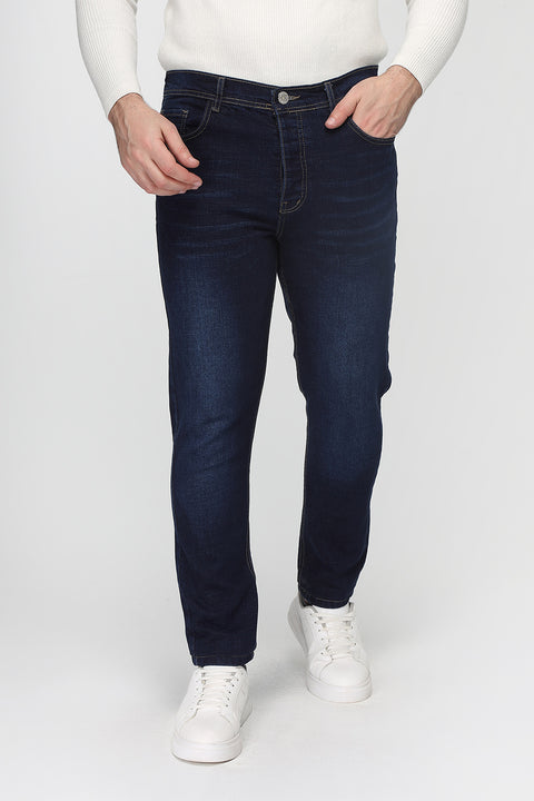 Slim Fit Trousers Jeans Dark Blue
