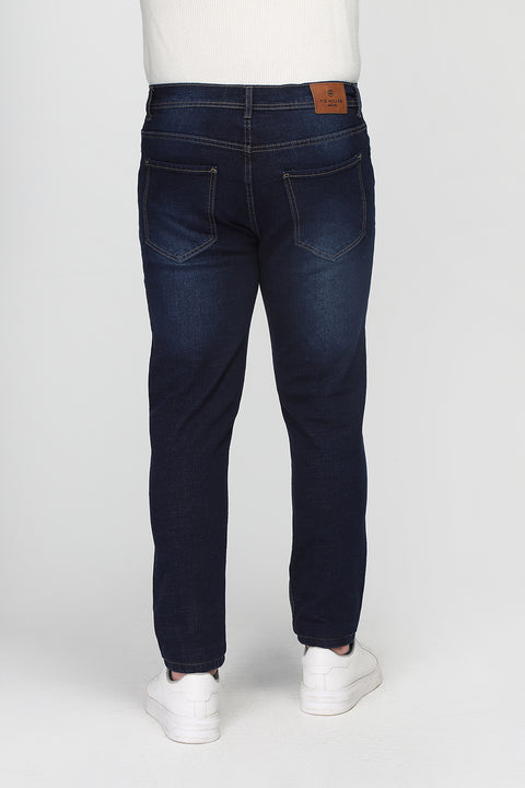 Slim Fit Trousers Jeans Dark Blue