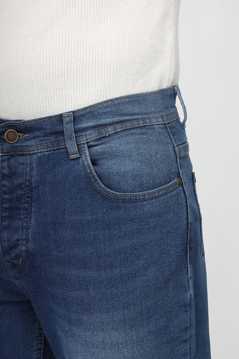 Slim Fit Trousers Jeans Blue