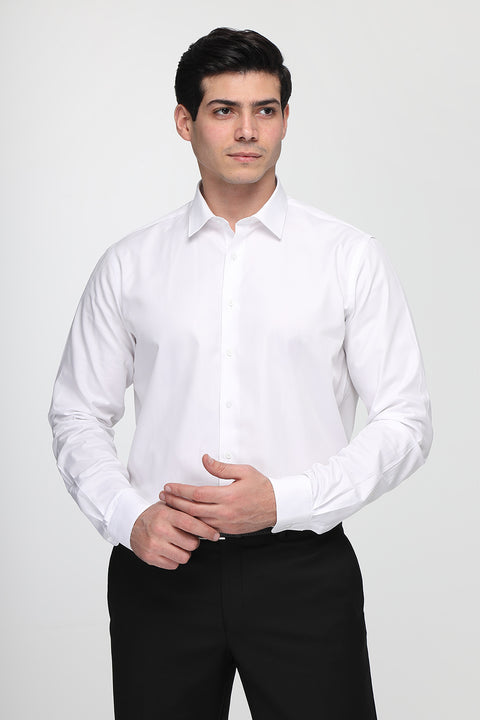 Classic Shirt Regular Fit 100% Cotton White