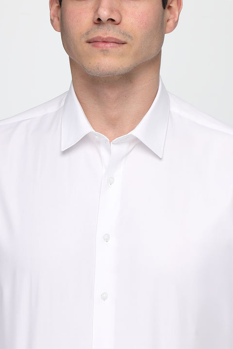Classic Shirt Regular Fit 100% Cotton White