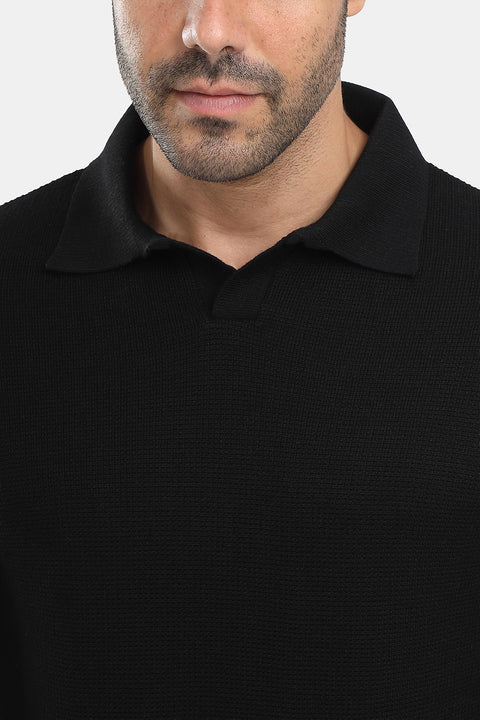 Polo Shirt Regular Fit Black