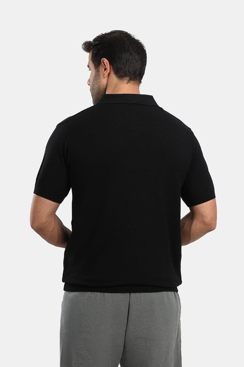 Polo Shirt Regular Fit Black