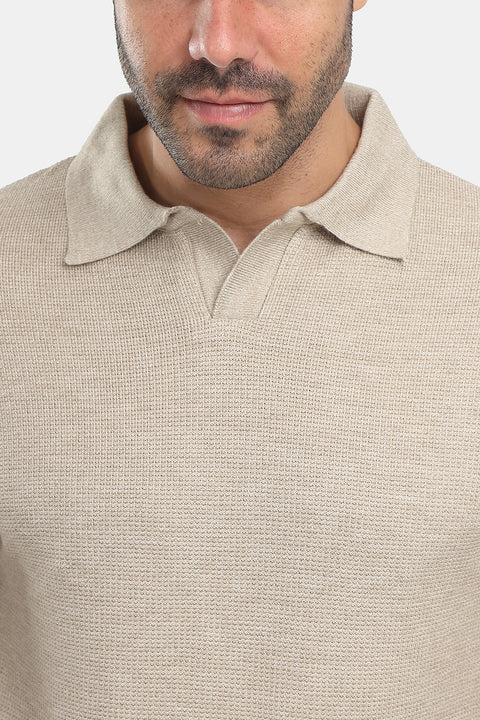 Polo Shirt Regular Fit Beige