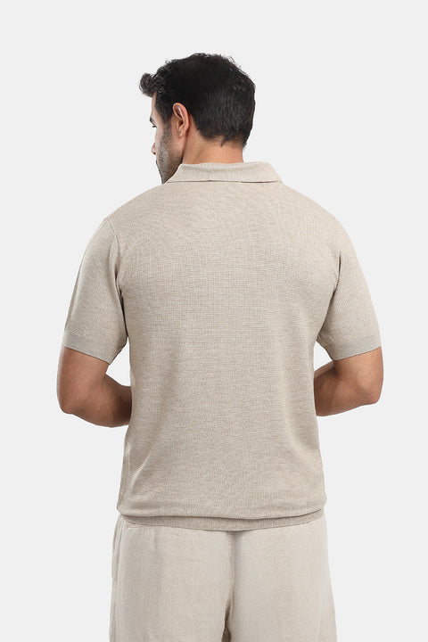 Polo Shirt Regular Fit Beige