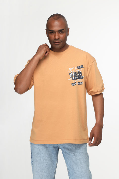Over Size T-Shirt Beige