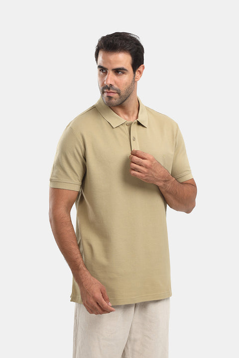 Polo Shirt Regular Fit Green