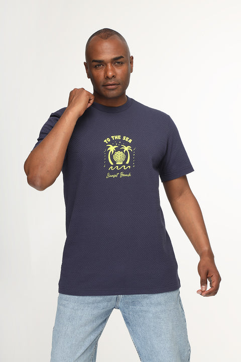 Regular Fit T-Shirt Dark Blue