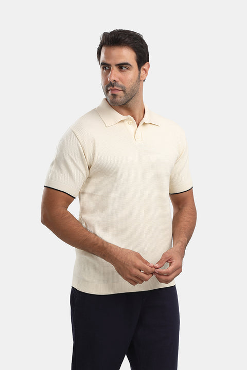 Polo Shirt Regular Fit Beige