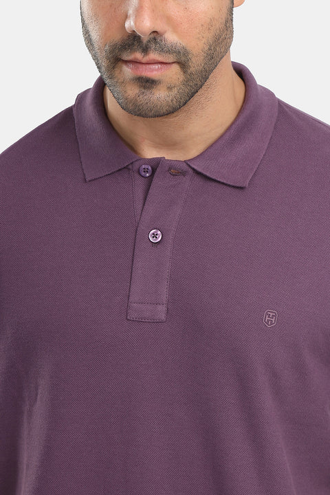 Polo Shirt Regular Fit Purple