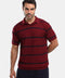 Polo Shirt Regular Fit Knitted Maroon