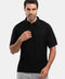 Polo Shirt Regular Fit Knitted Black